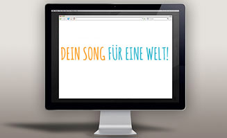 Logo zum Song Contest „Dein Song für Eine Welt“